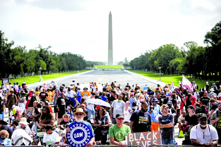 Groups make plea for voting rights on anniversary of historic DC march